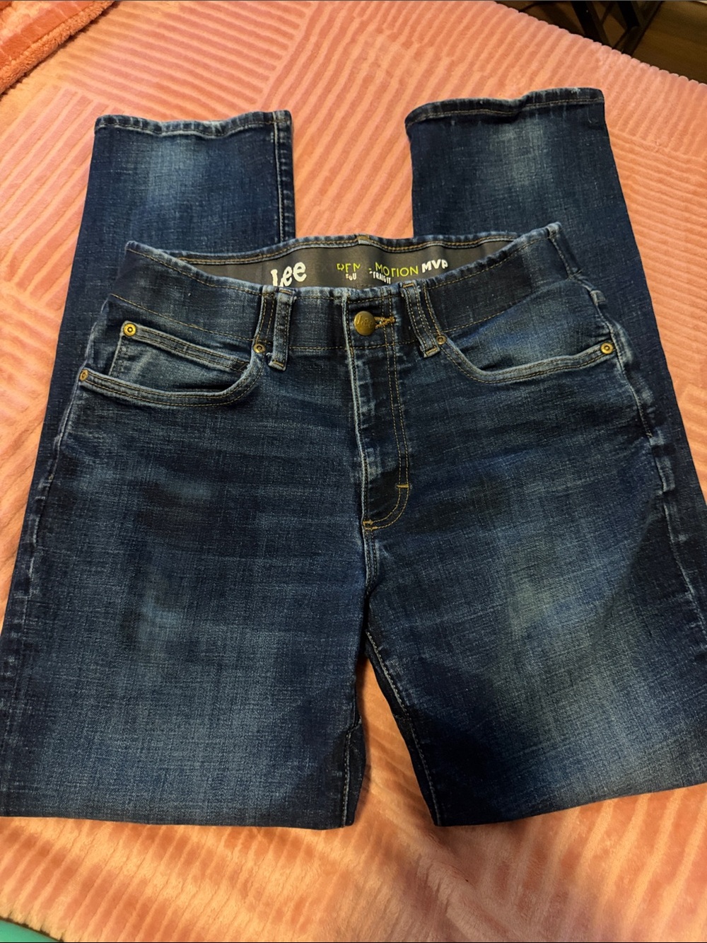 Lee Men’s Indigo Slim Straight Jeans